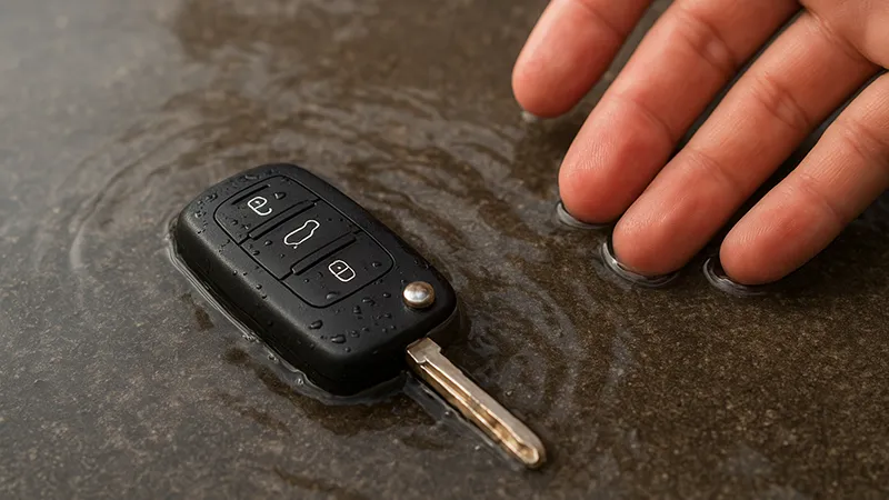 Autoschlüssel wasserschaden Reparatur Key Fix in Hamburg