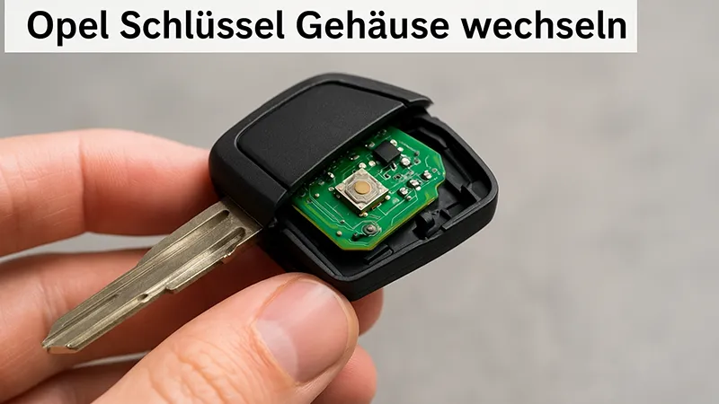 Opel Schlüssel Gehäuse wechseln