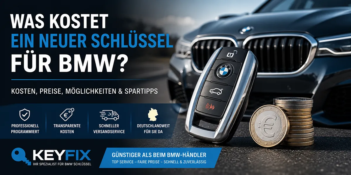 Was kostet ein neuer Schlüssel für BMW؟