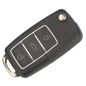 Volkswagen Schlüssel VW-004 mit 3-Taste Schwarz