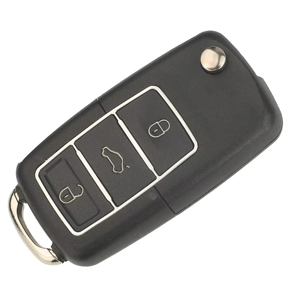 Volkswagen Schlüssel VW-004 mit 3-Taste Schwarz