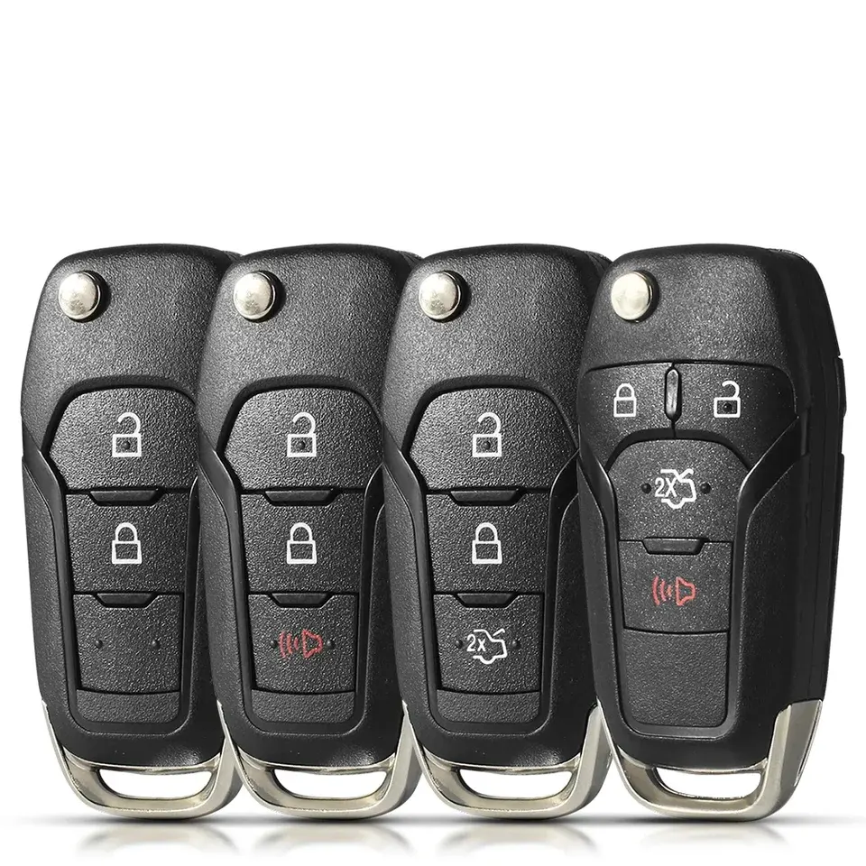 Ford Schlüssel FD-007 mit 4-Taste (1) Ford Schlüssel FD-007 mit 4-Taste