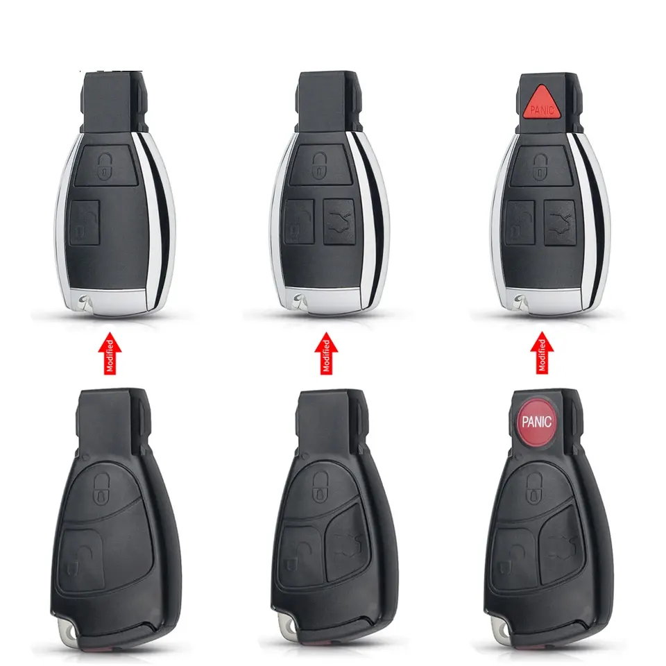 Mercedes Benz Schlüssel MB-001 mit 3-Taste