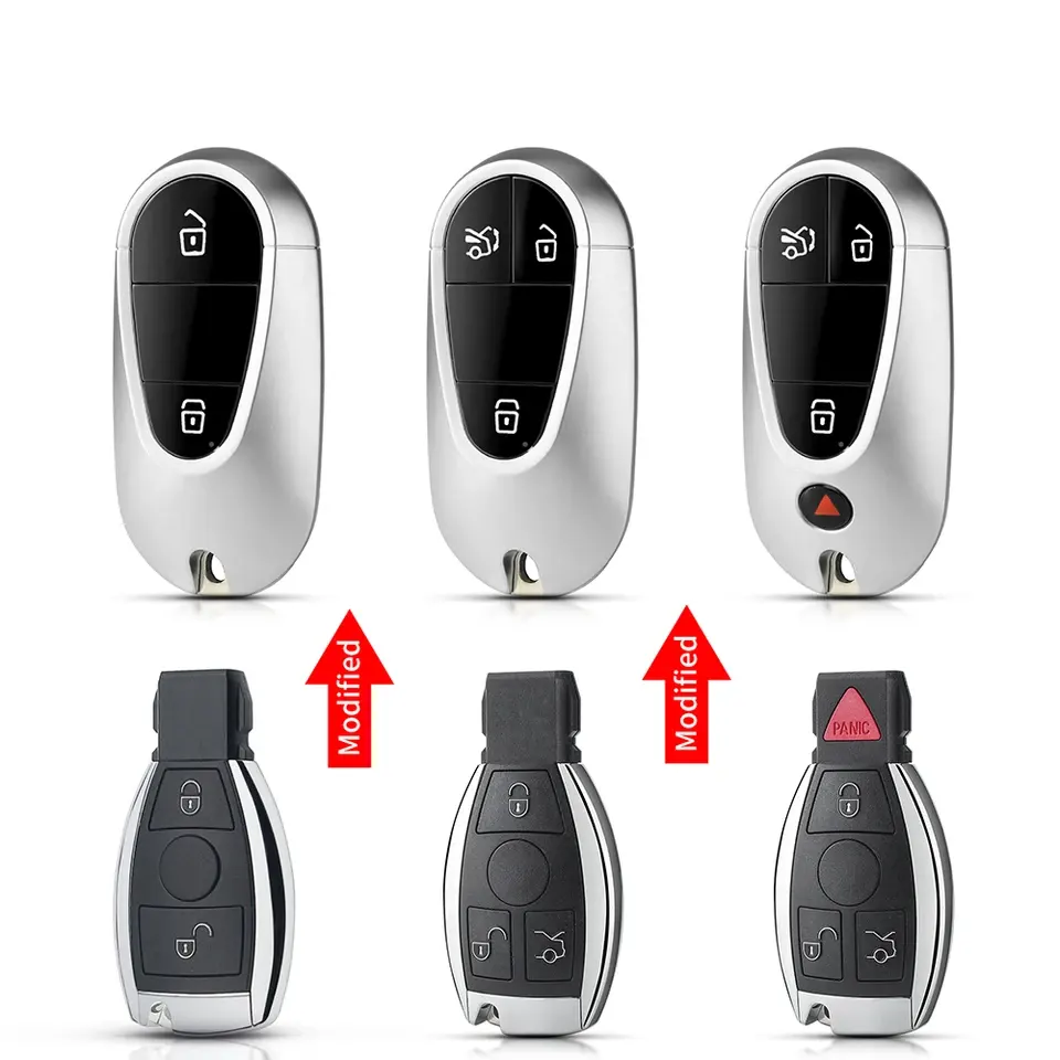 Mercedes Benz Schlüssel MB-002 mit 3-Taste