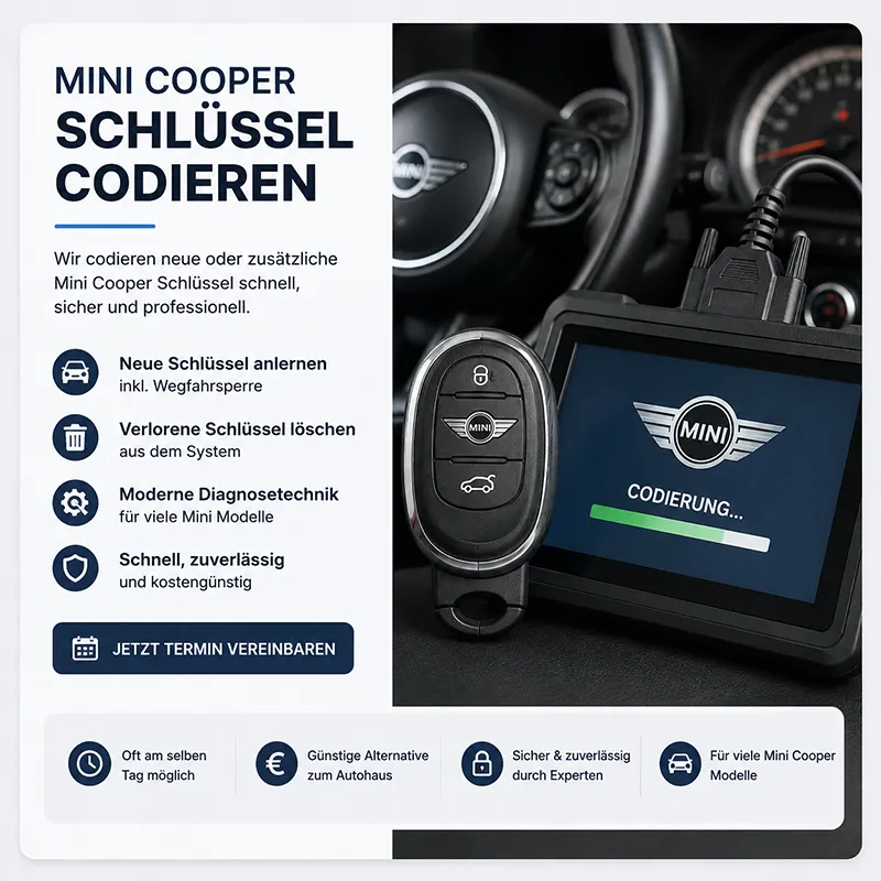 Mini Cooper Schlüssel codieren