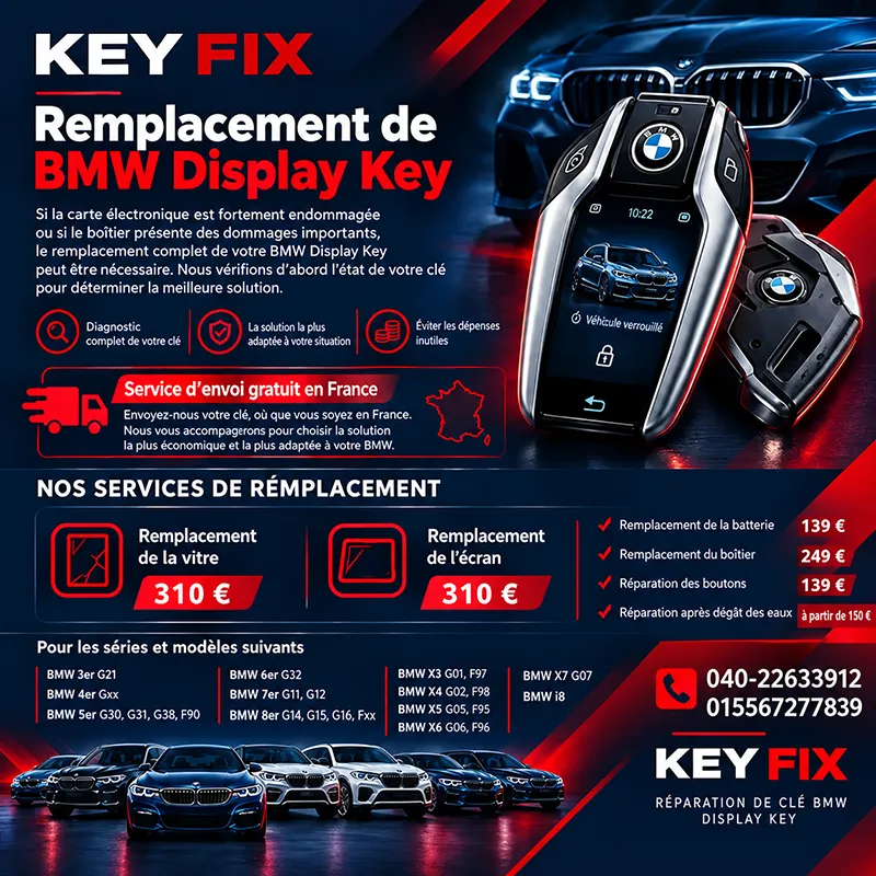Remplacement de BMW Display Key