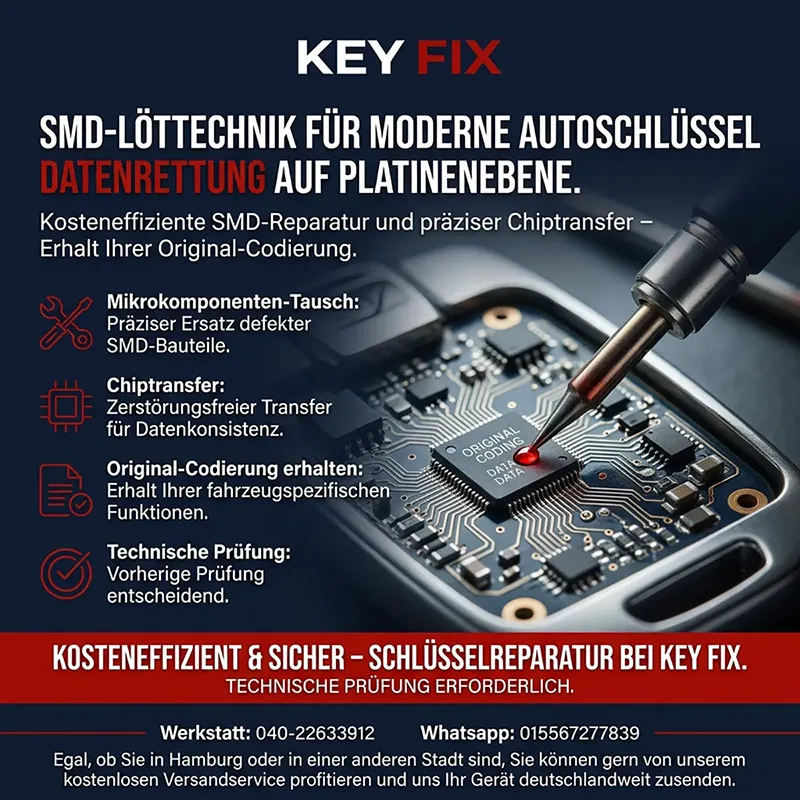 Kosteneffiziente SMD-Löttechnik zur elektronischen Datenrettung