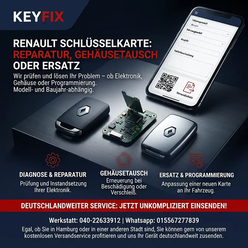 FAZIT: Renault Schlüsselkarte Ersatz