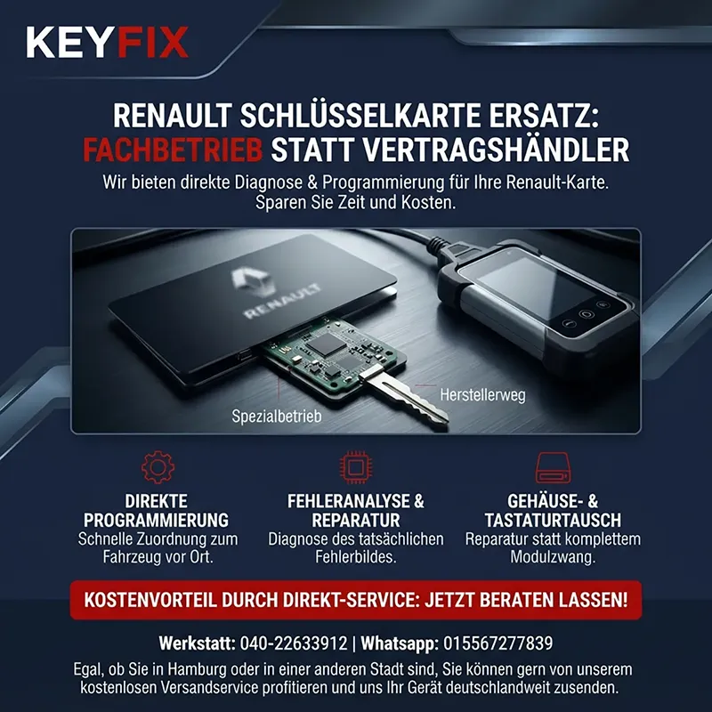 Transparenter Preisvergleich: Freier Fachbetrieb vs. Renault Vertragshändler