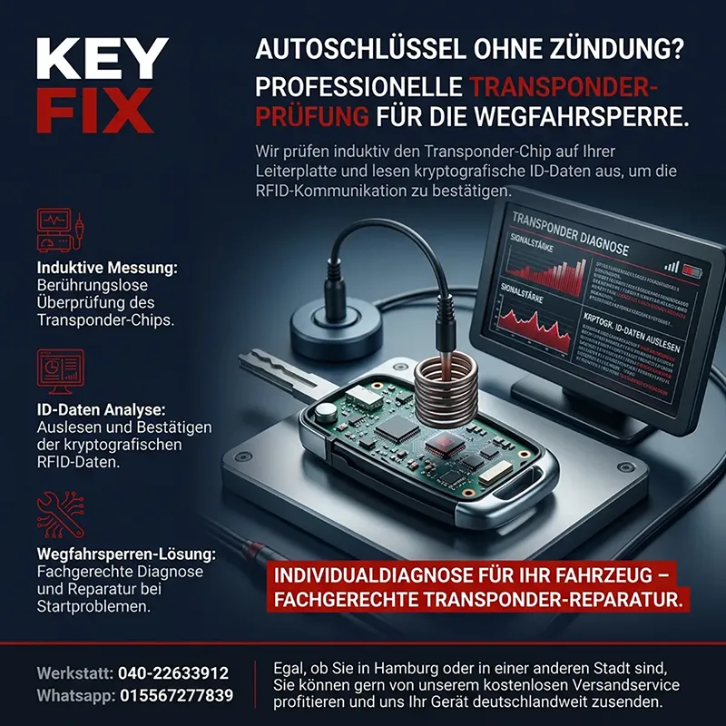 Schritt 6: Induktive Überprüfung des Transponder-Chips auf der Leiterplatte