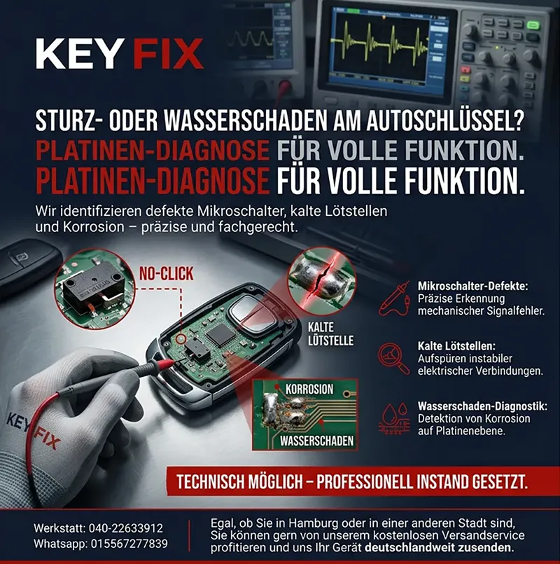 Schritt 7: Identifikation von Mikroschalter-Defekten und kalten Lötstellen